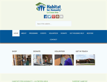 Tablet Screenshot of habitatlacrosse.org